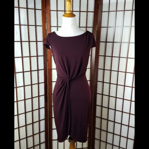 Victoria's Secret Dresses & Skirts - Rosewood Knotted Front Cap Sleeve Sheath Dress